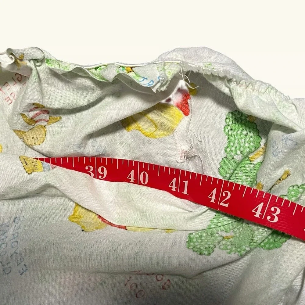 Vintage Winnie the Pooh Handmade Crib Sheet Walt Disney Fabric Nursery Piglet